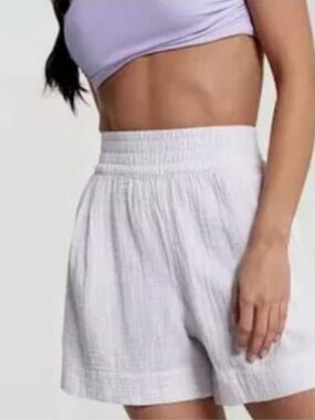 Calia high rise cover up shorts cotton iced amethyst Size XXS NWOT